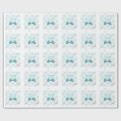 Golfthema verjaardagstbundel cadeaupapier (Vlak)