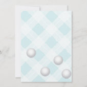 Golfthema verjaardagstbundel kaart (Achterkant)