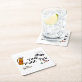 Golftijd Fore T-shirt Kartonnen Onderzetters (Insitu)