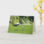 Golftijd Kaart (Gele Bloem)