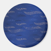 Golftijger (gestileerd patroon) 2 magneet (Voorkant)