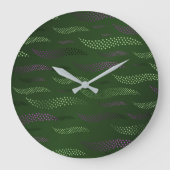 Golftijger (gestileerd patroon) 5 grote klok (Voorkant)