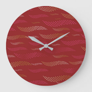 Golftijger (gestileerd patroon) 8 grote klok