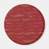 Golftijger (gestileerd patroon) 8 magneet (Voorkant)