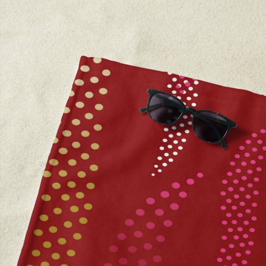 Golftijger (gestileerd patroon) 8 strandlaken (In situ)