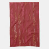 Golftijger (gestileerd patroon) 8 theedoek (Verticaal)