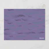 Golftijger (gestileerd patroon) 9 briefkaart (Achterkant)