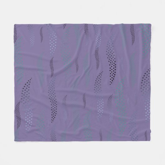 Golftijger (gestileerd patroon) 9 fleece deken (Voorkant (Horizontaal))