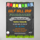 Golftoernooi Fundraiser sjabloon Poster (Voorkant)