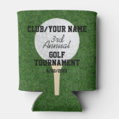 Golftoernooi | Golfuitje | Golfbal & T-shirt Blikjeskoeler (Achterkant)