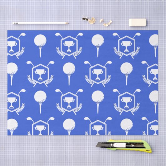 Golftoernooi Tissuepapier (Craft)