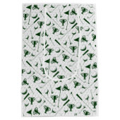 Golftoile Pattern Green Blue Golf Ball Medium Cadeauzakje (Achterkant)