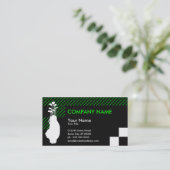 golftoppen visitekaartje (Staand voorkant)