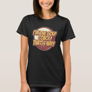 Golftrainer is de Golfstrook die de oorzaak is van T-shirt