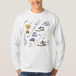 Golftrofee Beste vader voor Vaderdag of verjaardag T-shirt
