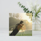 Golfuitnodigingen Kaart (Staand voorkant)