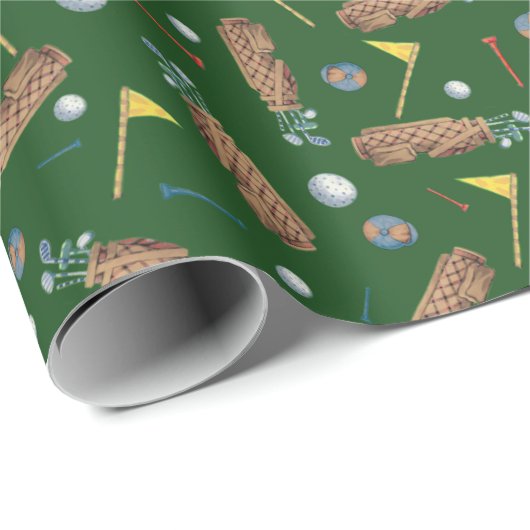 Golfuitrusting Cadeaupapier (Rol Hoek)