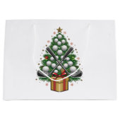 Golfuitrusting Kerstboom Kerst Golf Groot Cadeauzakje (Voorkant)