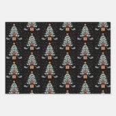 Golfuitrusting Kerstboom Kerst Golf Inpakpapier Vel (Voorkant)
