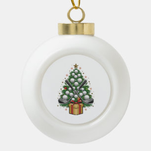 Golfuitrusting Kerstboom Kerst Golf Keramische Bal Ornament