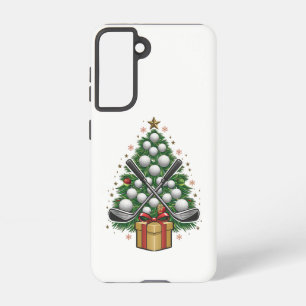 Golfuitrusting Kerstboom Kerst Golf Samsung Galaxy Hoesje