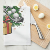 Golfuitrusting Kerstboom Kerst Golf Theedoek (Quarter Fold)