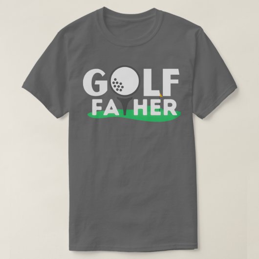 Golfvader A sA voor golfgeliefde voor vader T-shirt (Design voorkant)