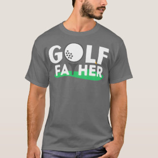 Golfvader A sA voor golfgeliefde voor vader T-shirt