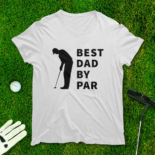 Golfvader Grappig Beste Pap By Par Golf Humor T-shirt