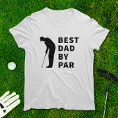 Golfvader Grappig Beste Pap By Par Golf Humor T-shirt
