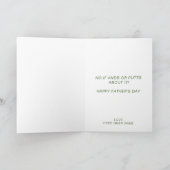 Golfvader Leven van het Par T-shirt Grappige Vader Bedankkaart (Binnen)