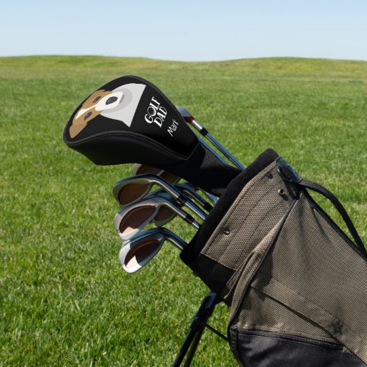 Golfvader voor Hondenliefhebbers Golfheadcover (Insitu)