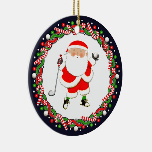 Golfvakantie Gift Keramisch Ornament (Rechts)