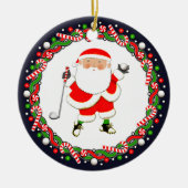 Golfvakantie Gift Keramisch Ornament (Voorkant)