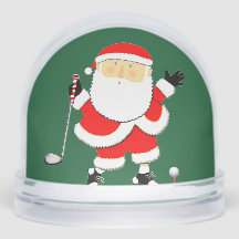 Golfvakantie Gift Snow Wereldbol