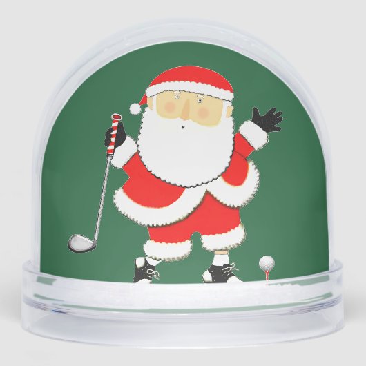 Golfvakantie Gift Snow Wereldbol Sneeuwbol (Voorkant)