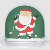 Golfvakantie Gift Snow Wereldbol Sneeuwbol (Achterkant)