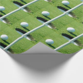 Golfval - Golfbal van de Hole Cadeaupapier (Hoek)