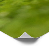 GolfValentijnsdag met golfbal en rood hart Poster (Hoek)