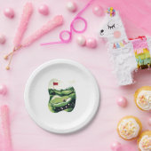 Golfveld spelen papieren bordje (Feest)