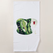 Golfveld spelen strandlaken (Voorkant)