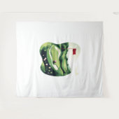 Golfveld spelen wandkleed (Voorkant (horizontaal))