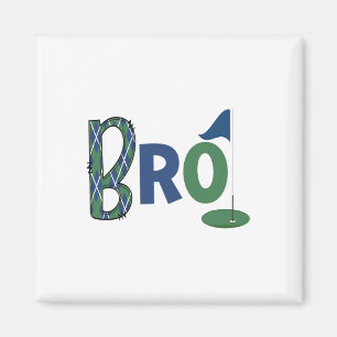Golfverjaardag Kinder golfer broertje van jarige j Magneet