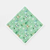 Golfverjaardagsfeestje Kinder golfpatroon Servet (Hoek)