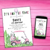 Golfverjaardagsuitnodiging Golfverjaardag Par-t-sh Kaart