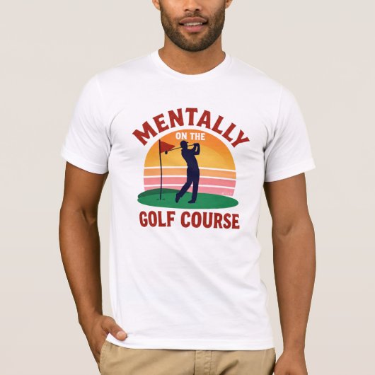 Golfverslaving Funny Golfer T-shirt (Voorkant)