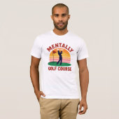 Golfverslaving Funny Golfer T-shirt (Voorkant volledig)