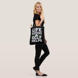 Golfverslaving Funny Golfer Tote Bag