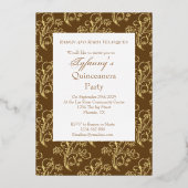 Golfvis uitnodiging Birthday Party (Achterkant)