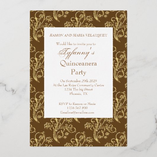 Golfvis uitnodiging Birthday Party (Achterkant)